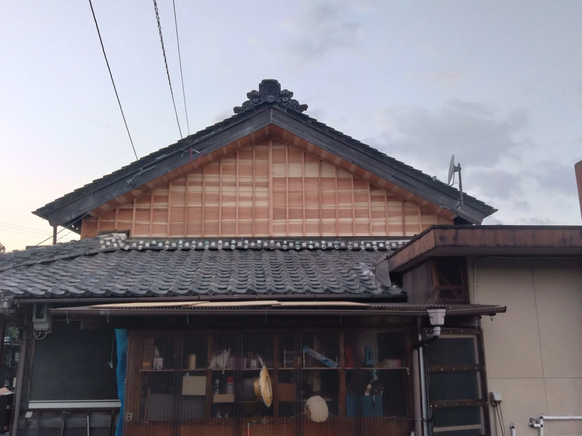 外壁改修　（昔ながらのヨロイ囲い）